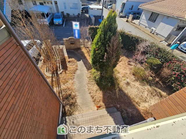 KEM下野市医大前四丁目1期　中古戸建の庭|南西角地につき日当りが良好です♪