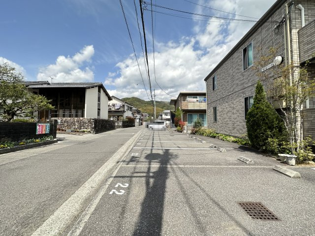 サンハイム B棟の駐車場