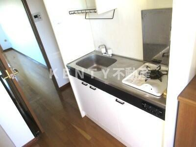 【キッチン】 | 佃ビル | コンパクトなキッチンで掃除もラクラク