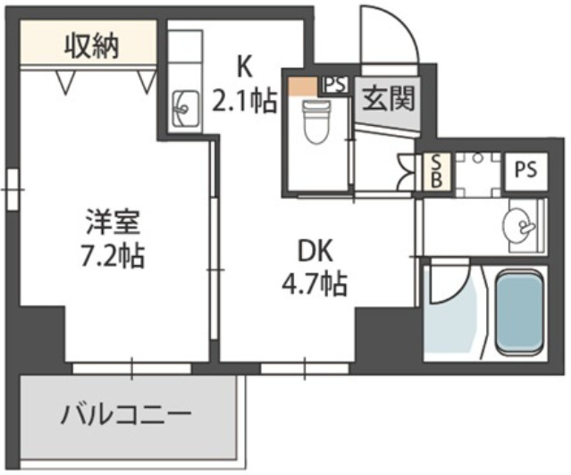 カーサ セレーネの間取り