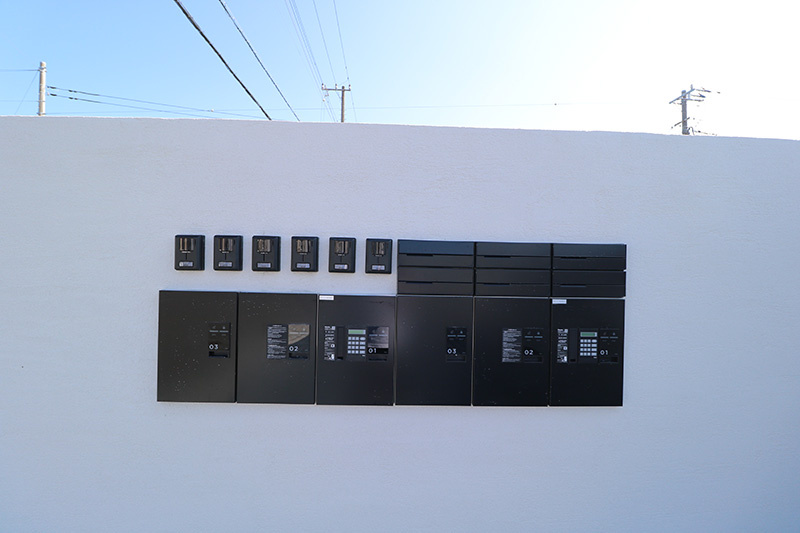 Garesidence木更津 The Retreatのその他共用部分|モニター付きインターホン・ポスト・宅配ボックス