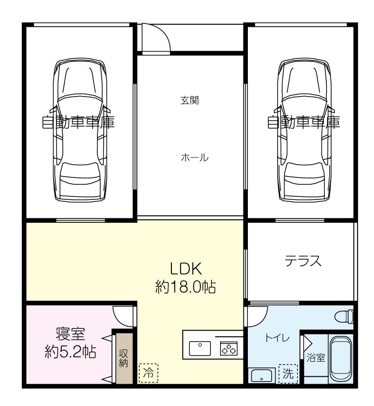 Garesidence木更津 The Retreatの間取り