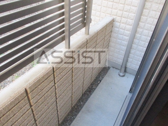 エスク等々力のバルコニー