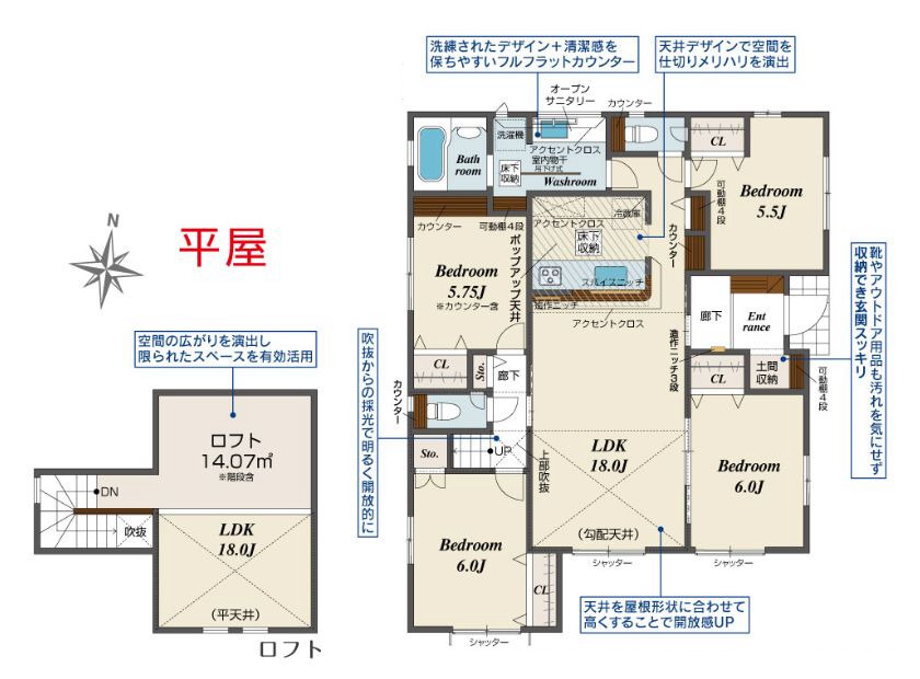 ブルーミングガーデン前橋市北代田町　4号棟（平屋）