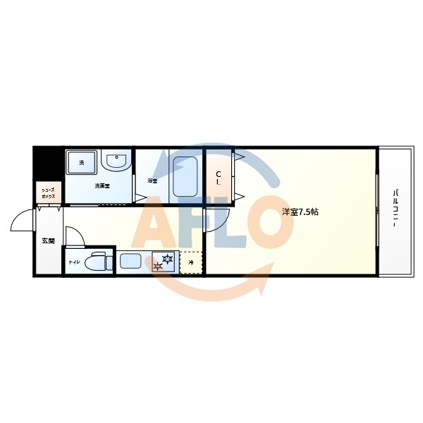 ブランブリエ京橋の間取り|ブランブリエ京橋　間取り