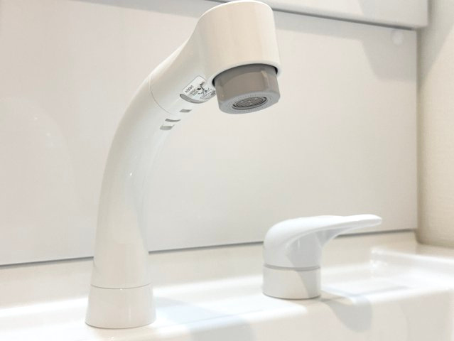 ポラリス鳥栖駅南の独立洗面台|使い勝手の良いシングルレバーの水栓