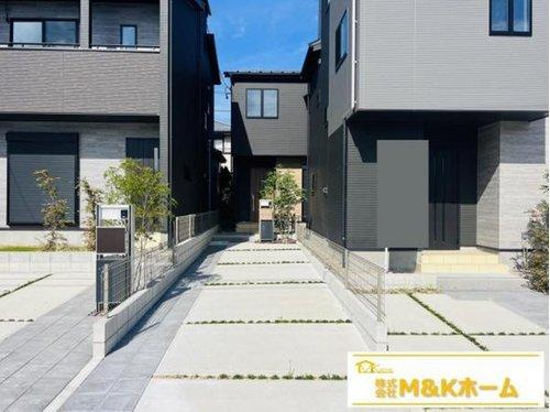 半田市宮本町6丁目　全4棟　3号棟の前面道路含む現地写真|オール電化住宅☆