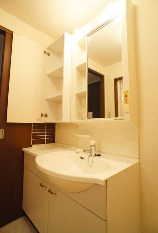 ビューラー上高田　シャーメゾン　角部屋　温水洗浄便座の洗面所