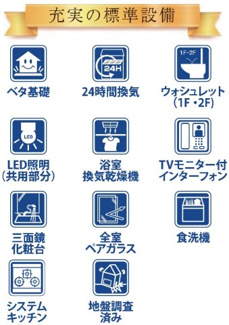 【構造・工法・仕様】 | 【仲介手数料無料！！】稲城市矢野口　新築戸建て（全1棟）1号棟　5880万円