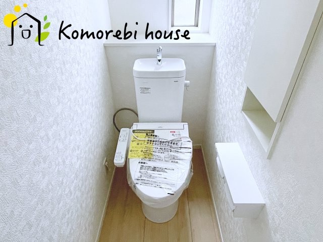 伊奈町本町　第3　新築一戸建て　クレイドルガーデン　02のトイレ|シンプルで使いやすいトイレです