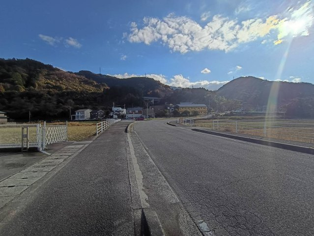 西条市福武甲分譲地　①号地の前面道路含む現地写真