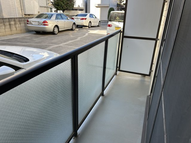 コーポはるやまのバルコニー