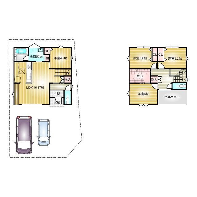 高知市鴨部上町4号地（建築条件付き）売土地の区画図|ライフスタイルの変化にも対応しやすい、バランスの取れた間取り。
寝室・子ども部屋・趣味部屋など、用途に応じた使い分けが可能です。
長く快適に住み続けられる住まいです。