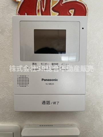 上六万寺町中古戸建の防犯設備|モニター付きインターホンがあり女性やお子様にも安心です！