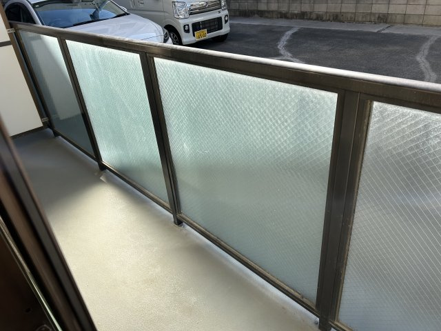 コーポはるやまのバルコニー
