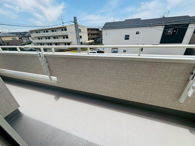 ブルーミングガーデン／合志市須屋16期／6号棟のバルコニー