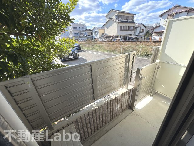 徳島市南二軒屋町新開の賃貸マンションのバルコニー