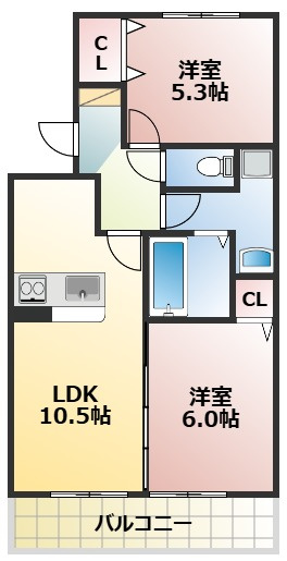 エスポワールＭの間取り