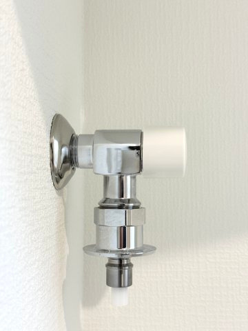 ポラリス鳥栖駅南の設備|ホースが抜けても水が漏れない洗濯機用の水栓