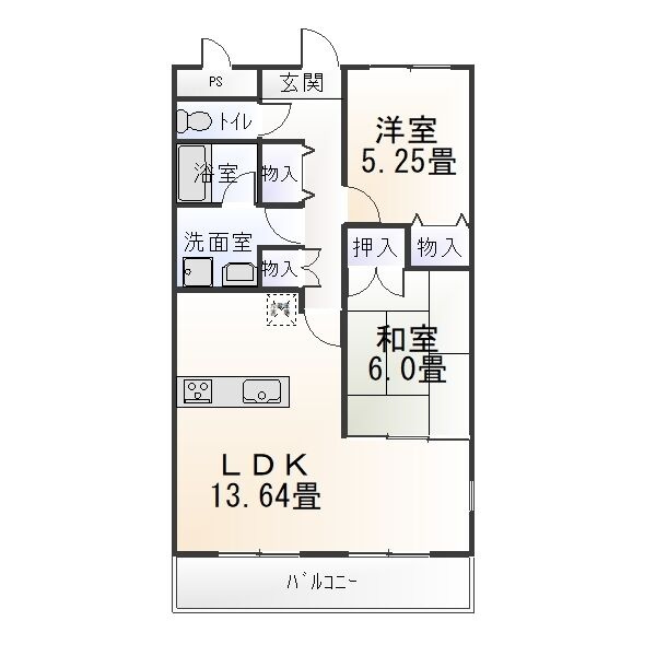 シャルマン平成の間取り