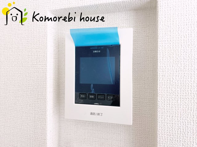 さいたま市見沼区小深作　9期　新築一戸建て　グラファーレの防犯設備|モニター付インターホンです