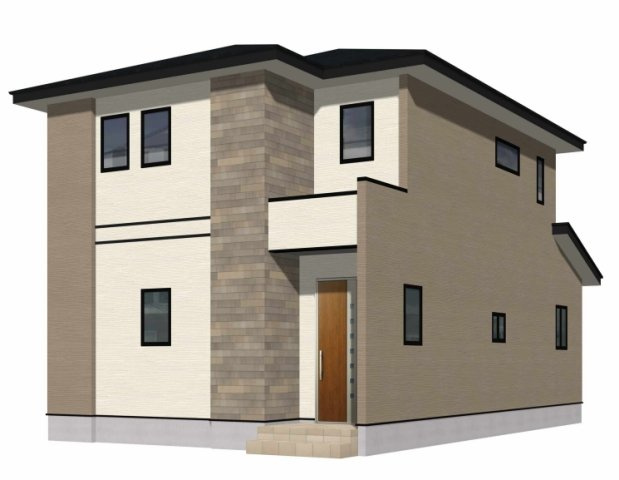 中間市太賀2丁目2期の外観パース
