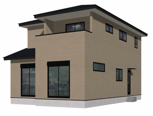 中間市太賀2丁目2期の外観パース