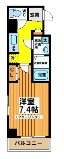 【間取り】 | カーサフラッグシブヤ