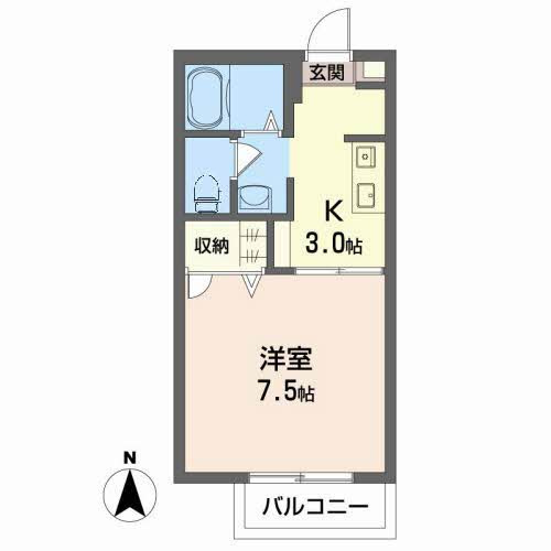 シャーメゾン・ソレイユ A棟の間取り