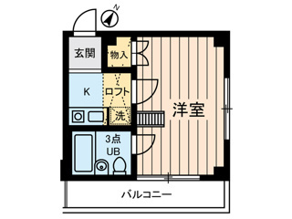 イリス三田の間取り