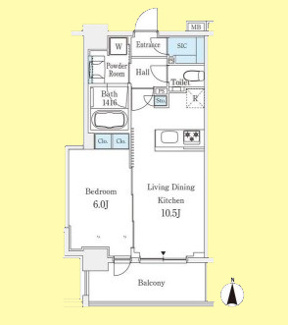 【間取り】 | ＧＬＡＣＩＥＲ大森 | ＧＬＡＣＩＥＲ大森