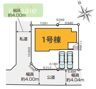 【外観】 | LDK23帖　リビングイン階段　WIC×２　胡録台 | 施工例
スタイリッシュな外観でゆったりした空間が魅力的です♪