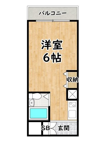 スカイコート姫路の間取り