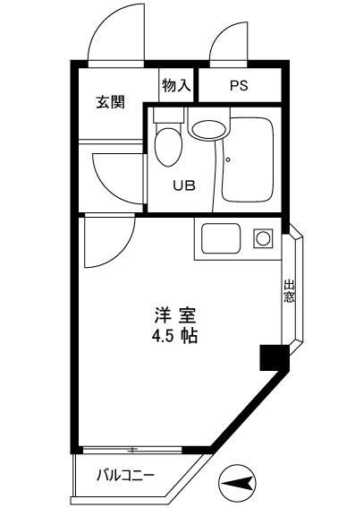 コートハウス双葉台の間取り