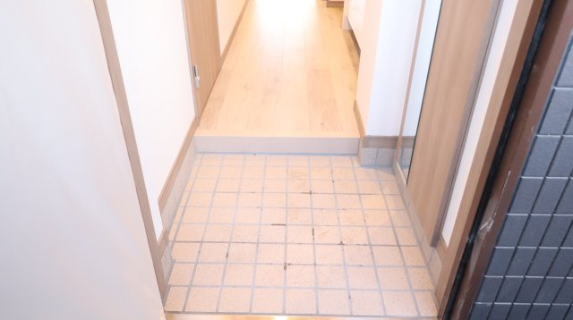 大町市大町の賃貸マンションの玄関