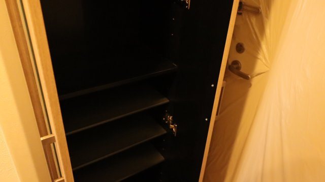 大町市大町の賃貸マンションの玄関|シューズボックス