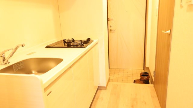 大町市大町の賃貸マンションのキッチン