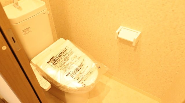 大町市大町の賃貸マンションのトイレ