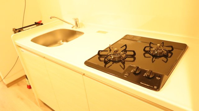 大町市大町の賃貸マンションのキッチン