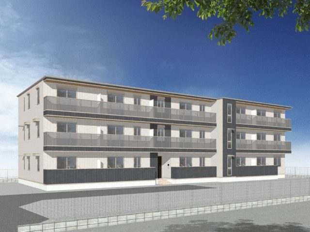 アビタシオン広瀬米ケ袋の外観パース