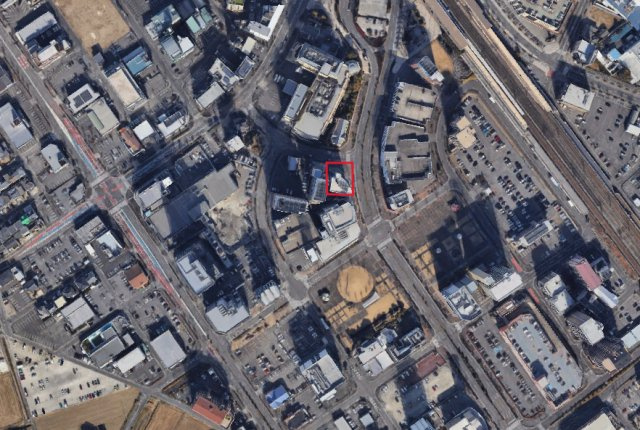 三河安城南町　シティータワーの地図