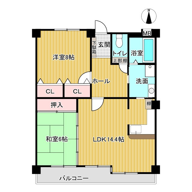 シティコーポ岩井通の間取り