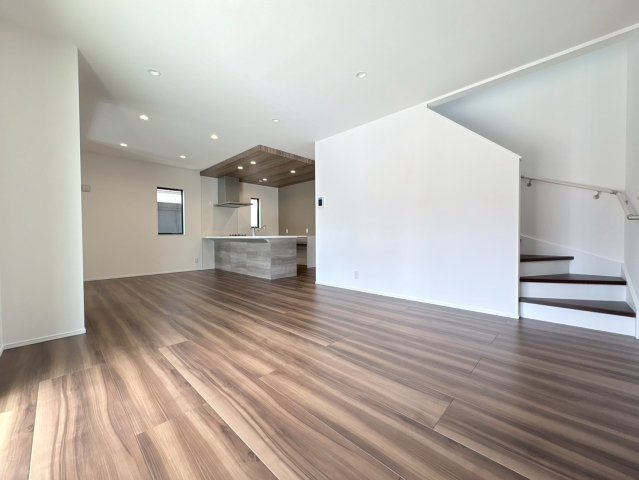 タマタウン　羽島市正木町新井（正木小）　全3区画分譲の居間・リビング|リビング別角度です
