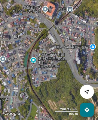 【地図】 | 神戸市長田区源平町ガレージ