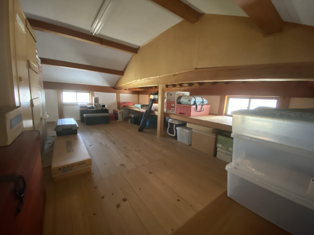 丹波市山南町山崎の中古一戸建の収納|離れ2階屋根裏物置