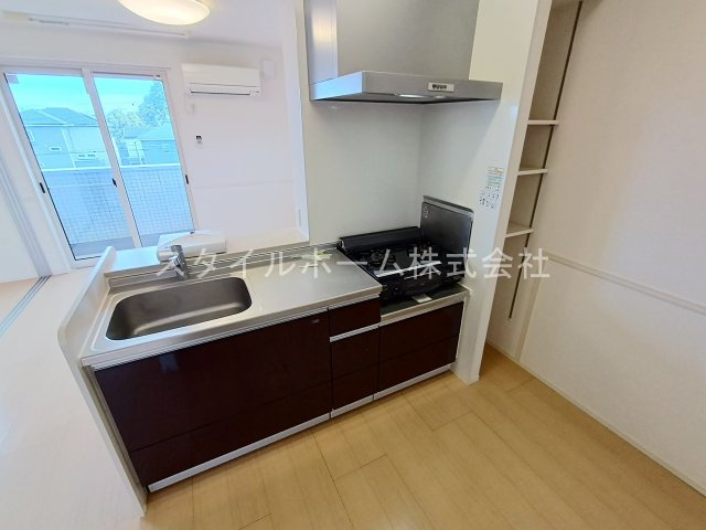 ランドサマービレッジB棟のキッチン