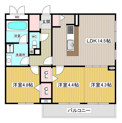【間取り】 | ブライトガーデン