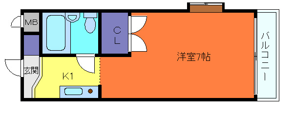 メゾン・ド・六甲パートⅤの間取り