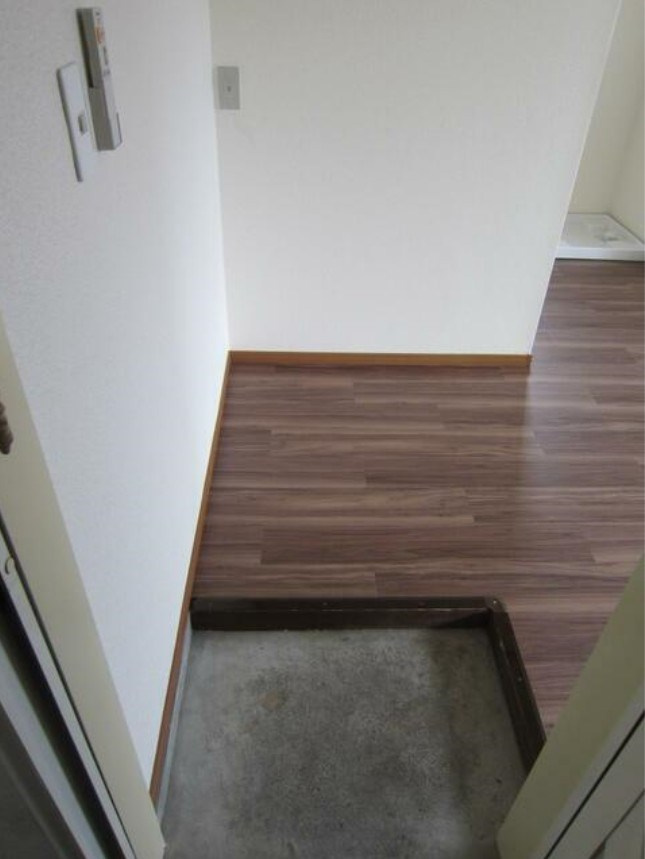 ハイツKの玄関