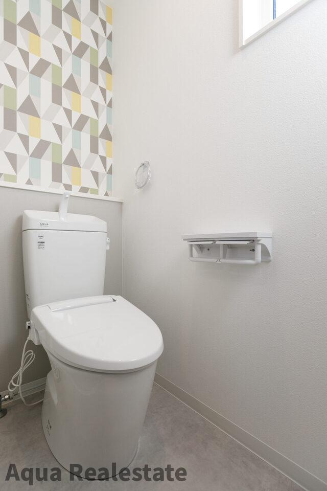 高松市新田町　新築未入居戸建てのトイレ|トイレです